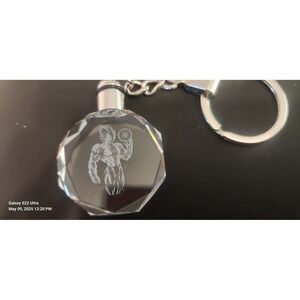 Dragon Ball Z Keychain Crystal LED Light Goku Keyring Anime Gift